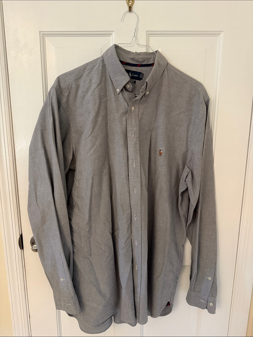 Polo by Ralph Lauren Gray Button-Down Oxford Shirt